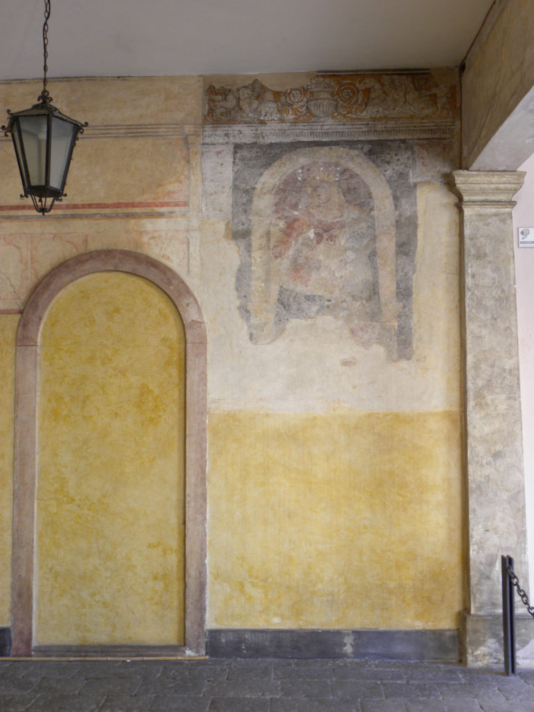 Cittadella palazzo della loggia affresco